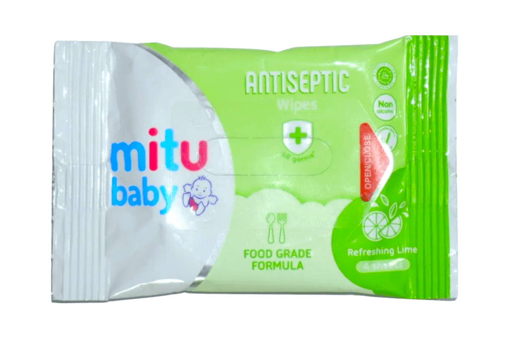 Tissue Basah Mitu Baby 4 Sheets
